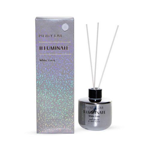 113410 Serenity Platinum White Diffusore accogliente in una bottiglia d'argento da 150 ml