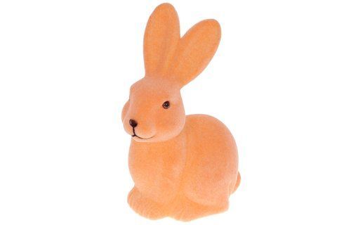 113-039 Decorative figurine Rabbit, 21.5cm, color - orange