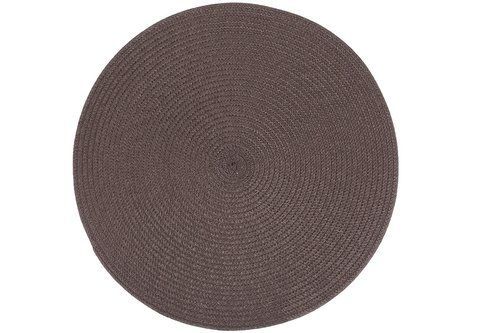 445-041 Serving napkin (placemat) Casual, color - brown mocha D38cm