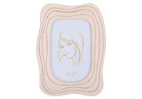 459-027 Photo frame 10x15cm, frame size 15.5*20.5*1.8cm, color - antique peach