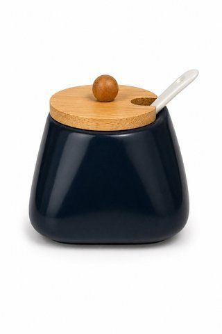 102-218-1 Ceramic container with spoon (250ml)
