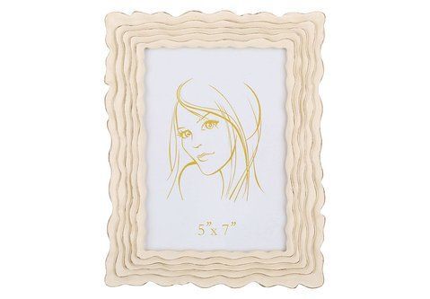 459-033 Photo frame 12.2x17.5cm, frame size 17.5*22*1.5cm, color - antique peach