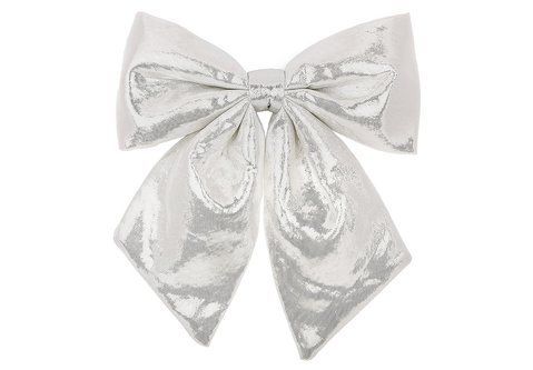 821-251 Decorative bow 22cm, color - silver