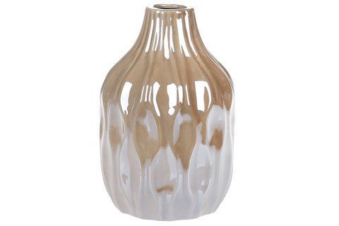 795-401 Ceramic vase, 15.6cm, color - beige