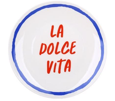 380-453-2 Porcelain plate Italia D20.5*2.5cm