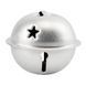 6040-016 Set of Christmas tree toys "Silver bells" (6 pcs), 4 cm
