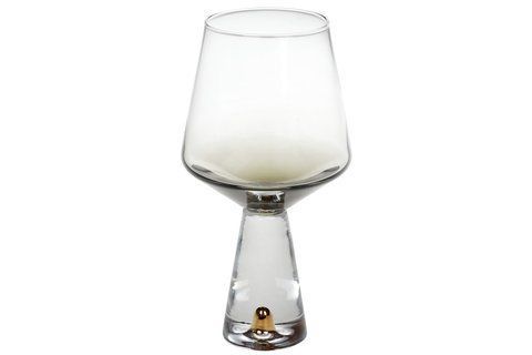 579-105 Chic white wine glass, 400ml, color - smoky gray