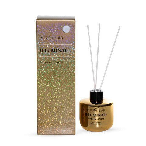 113409 Sereniry Gold Mistletoe Wine Diffuser in a Gold Bottle 150 ml