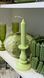 550-CH-01 &Eacute;poque candle (27cm). Color: light green