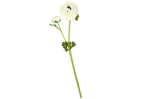 824-128 Ranunculus Deluxe H52cm white