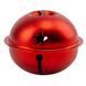 6040-018 Set of Christmas tree toys "Red Bells" (6 pcs), 4 cm