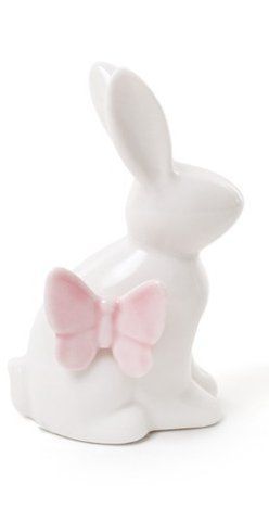 727-104 Decorative figurine Easter Bunny with butterfly, 10cm