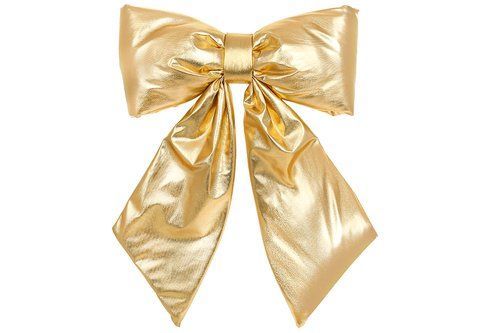 821-315 Decorative bow 23cm, color - metallic gold