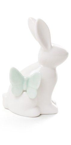 727-104-2 Decorative figurine Easter Bunny with butterfly, 10cm