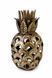 75855 Metal candle holder Pineapple (H28cm)