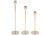 Metal candlesticks