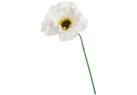 713-188 Poppy branch 33cm, color - white