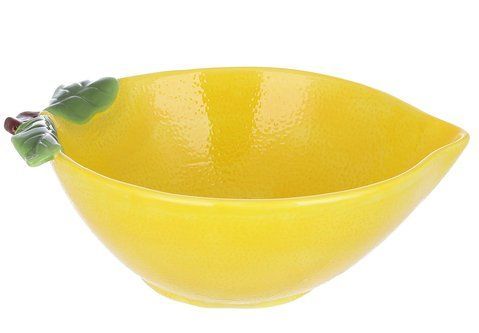 304-003 Ceramic salad bowl Lemon 30*22.5*10cm, 2.4 l.