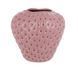 998-004 Ceramic vase Strawberry 15.5*15*16, color pale pink