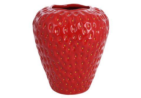 998-001 Ceramic vase Strawberry 21*21*26cm, color - red