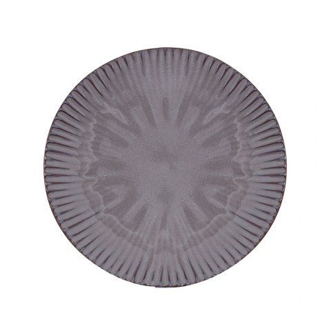 110481 Dinner plate Wave gray, 27.5cm