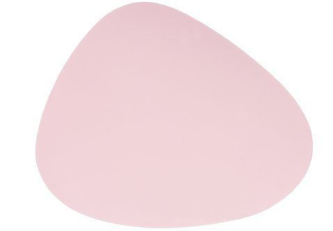 445-064 Serving napkin (placemat) made of eco-leather Drop, color - pink 45*37cm