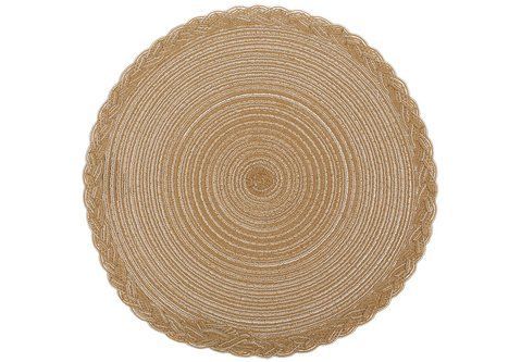 445-149 Serving napkin (placemat) Casual, color - beige, D38cm