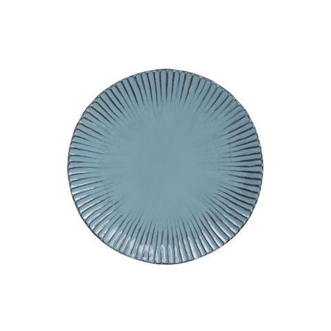 10490 Plate Wave blue, 22cm
