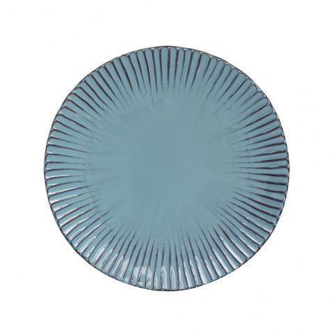 110489 Dinner plate Wave blue, 27.5cm