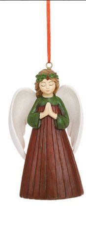 894-024  Декоративна підвіска Янгол 7*4.2*13см, 4 дизайни, колір - червоний із зеленим 894-024 фото
