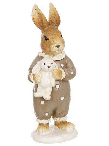 890-289-1 Figurine of a Bunny in Pajamas 6*6*16cm