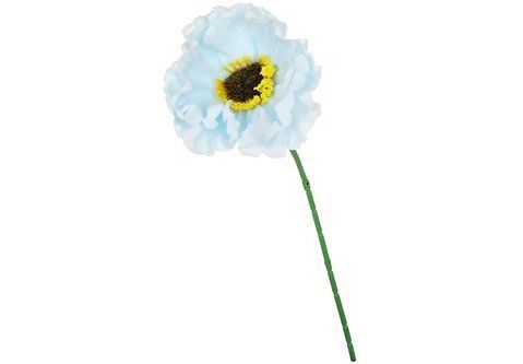 713-182 Poppy branch 33cm, color - light blue