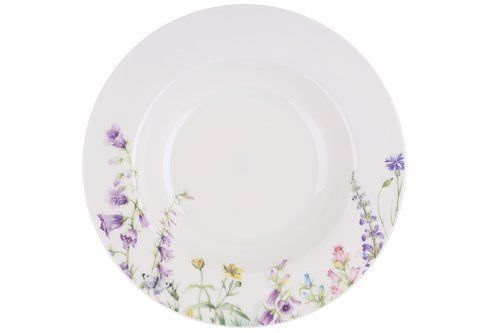 K024 Porcelain soup plate 21.5cm Floral