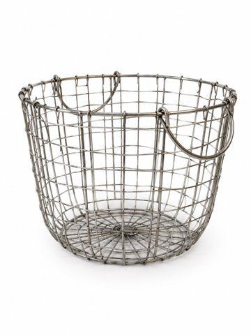 176385 Metal basket (H22cm, D27cm)