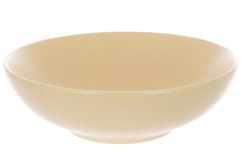 344-193  Ceramic bowl Scandi D18.5cm, color - yellow