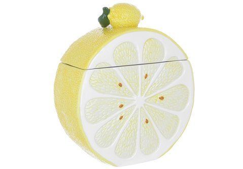 928-103 Ceramic jar Lemon 900ml, color - yellow