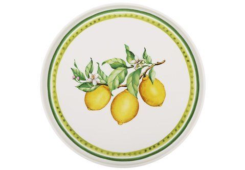K112 Porcelain plate Sicilian lemon, D25*2cm