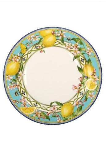 149-050 Porcelain plate D27*2cm Giardino di Limone