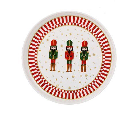 380-472 Plate with rim 19.5*2.5cm Christmas