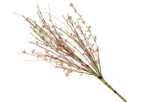 H39-103 Decorative bouquet "Spring flowers" 50cm, color - pink with green