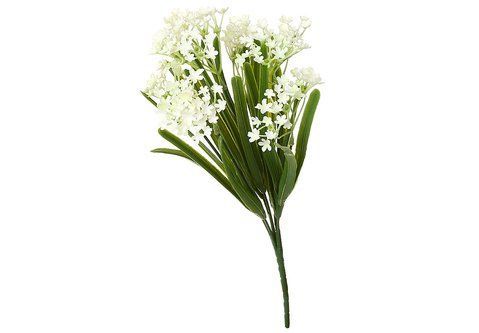 157-020 Decorative branch with white flowers 34cm
