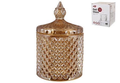 102-986 Gold diamond candy bowl, 580ml