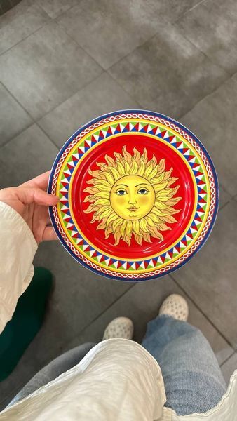 149-002 Porcelain plate 19cm Sicilia
