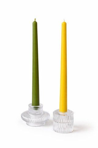 115-011 Candle (30cm) yellow or green Made in Kyiv
