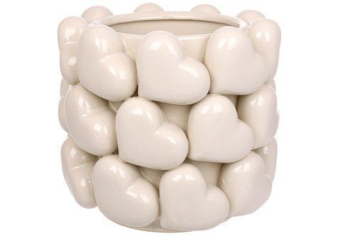 457-377 Heart porcelain vase D21*20 cm