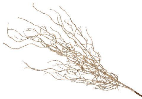 839-491 Decorative branch, 70cm, color - gold