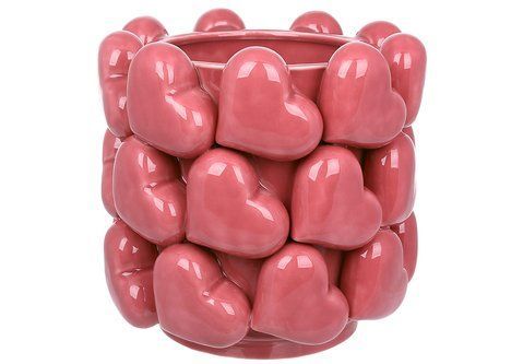 457-374 Heart porcelain vase D21*20 cm